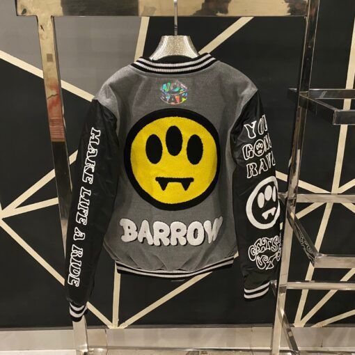 BARROW JACKET WHITE YELLOW PATCHES
