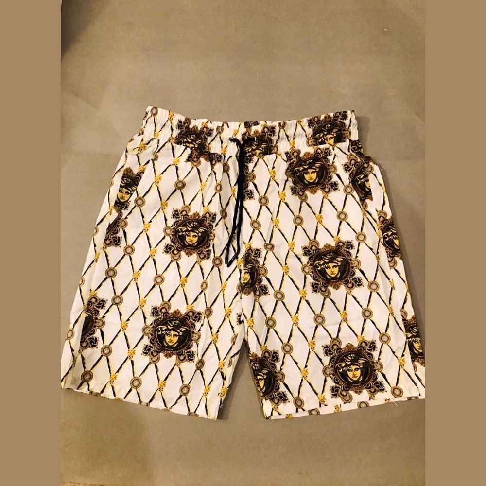 VERSACE WHITE SHORTS - The Nucleus Clothing