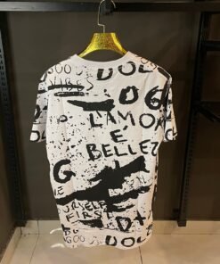 LOUIS VUITTON BLACK & WHITE T-SHIRT - The Nucleus Clothing