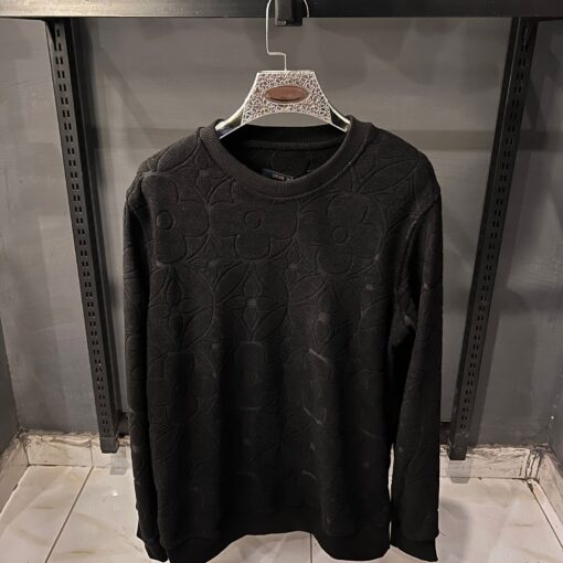 LOUIS V BLACK SWEATSHIRT