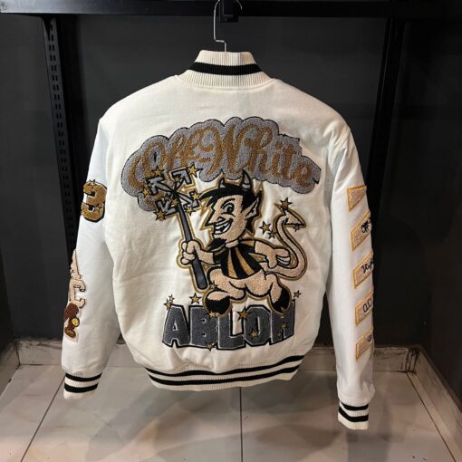 OFFW Jacket With Brown Patches-Men - Image 2