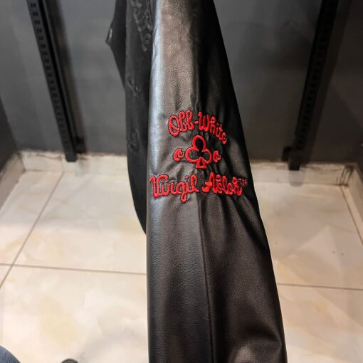 OFFW Black Jacket with Multi Patches - Image 4
