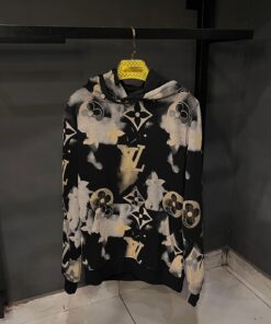 LOUIS V BLACK SKIN HOODIE