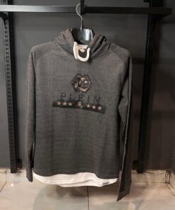 PP GRAY BLACK HOODIE