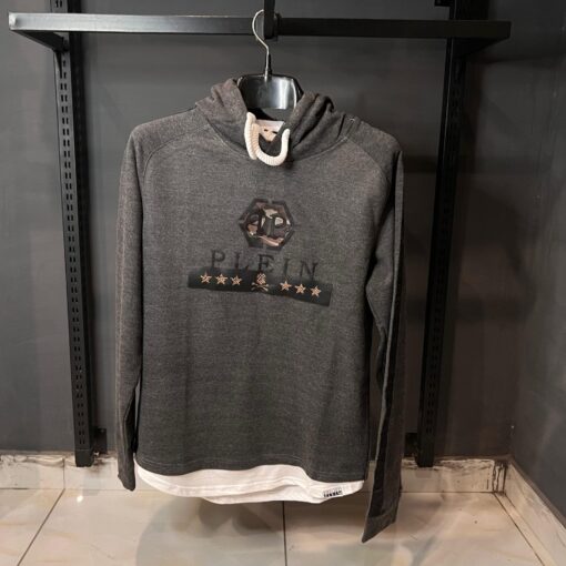 PP GRAY BLACK HOODIE