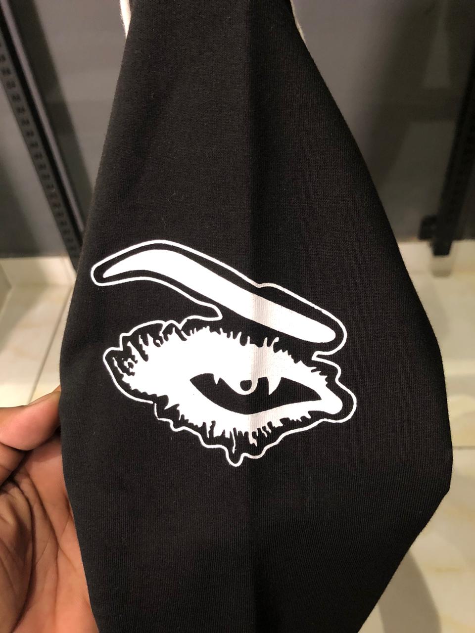 Louis V OffWhite Sweatshirt with Black Sleeves - Image 4