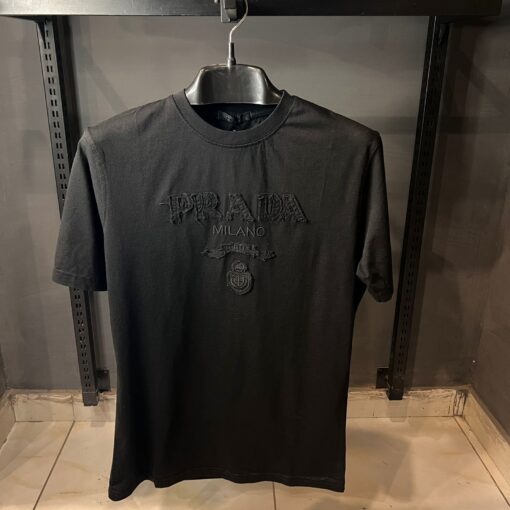 PD BLACK TSHIRT BLACK PATCHE