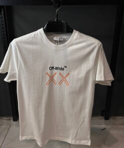OFFW TSHIRT ORANGE PRINT