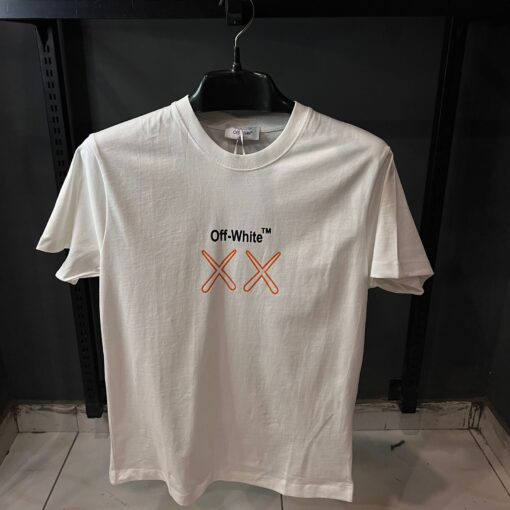 OFFW TSHIRT ORANGE PRINT