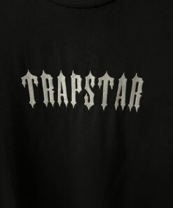 Alternative view of TRAPSTAR BLACK TSHIRT WHITE EMBROIDERY