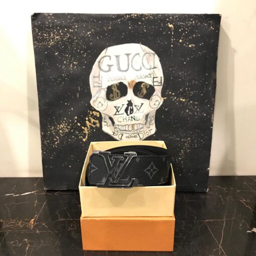 LOUIS V SILVER BUCKLE BELT