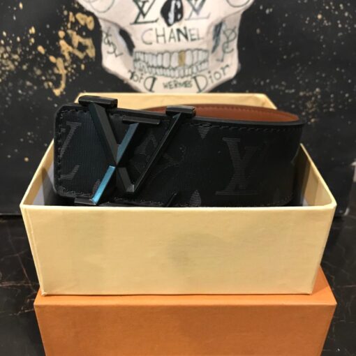 LOUIS V BLACK BUCKLE BELT - Image 3