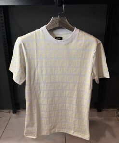 FF WHITE TSHIRT YELLOW PRINT