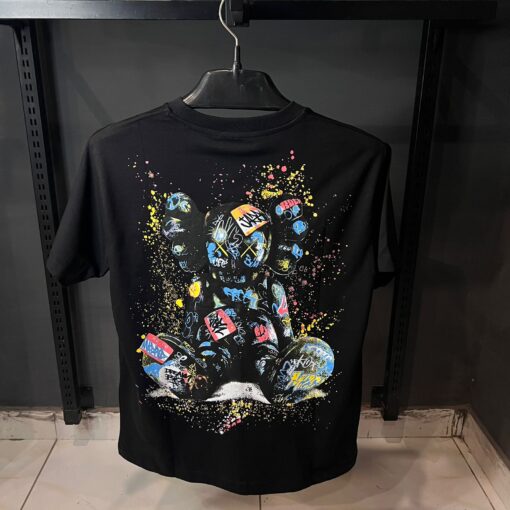 OFFW Black Tshirt with Front and back KAW Graphic - Image 4