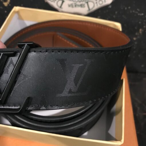 LOUIS V BLACK BUCKLE BELT - Image 2