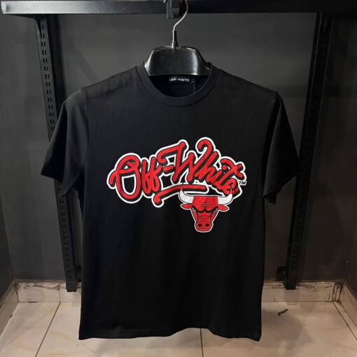 OFFW BLACK TSHIRT RED BULL PRINT
