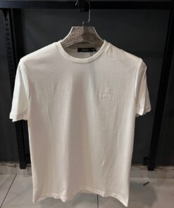 AR Premium White T Shirt White Embroidery