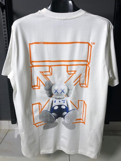 OFFW TSHIRT ORANGE PRINT - Image 3