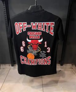 OFFW BLACK TSHIRT RED BULL PRINT