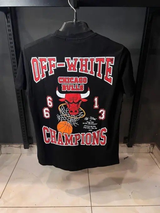 OFFW BLACK TSHIRT RED BULL PRINT