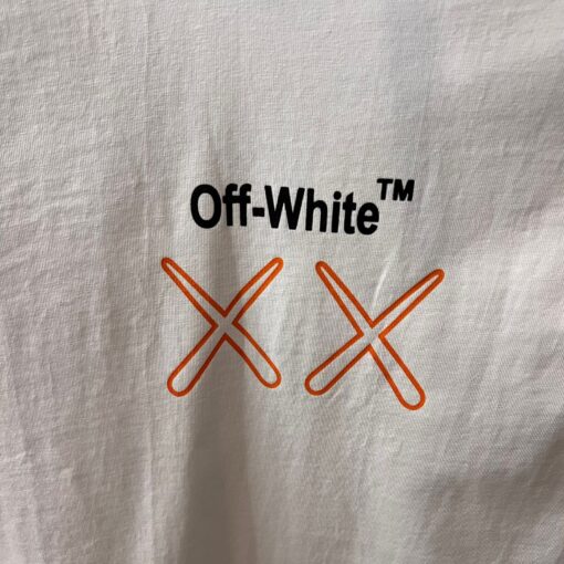 OFFW TSHIRT ORANGE PRINT - Image 2