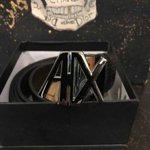AX SILVER BUCKLE BELT - Image 2