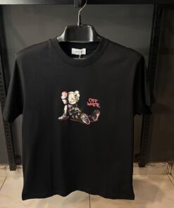 OFFW Black Tshirt with Front and back KAW Graphic