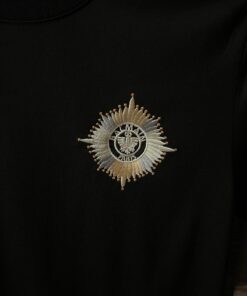 Alternative view of BLM BLACK TSHIRT GOLDEN SILVER PATCHE