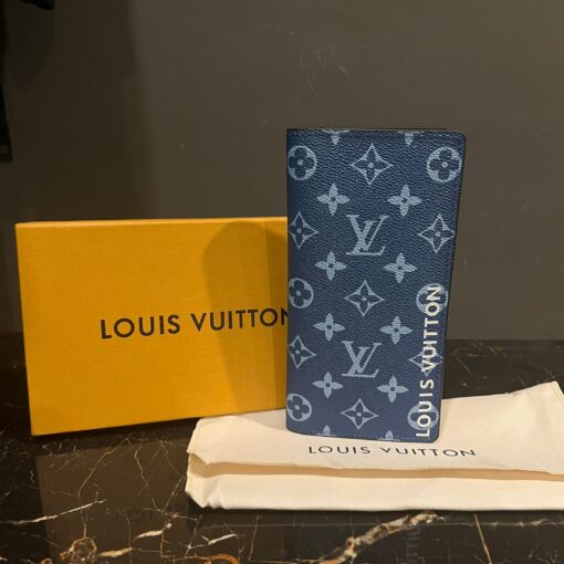 LOUIS V BLUE LONG WALLET