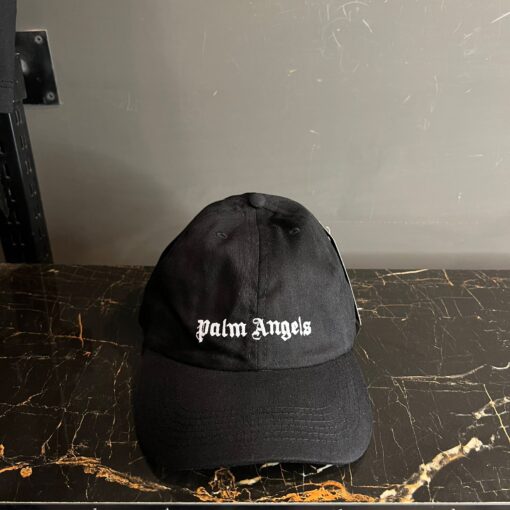 PA BLACK CAP WHITE EMBROIDERD