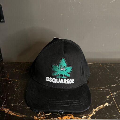 DSQ BLACK CAP GREEN LEAF