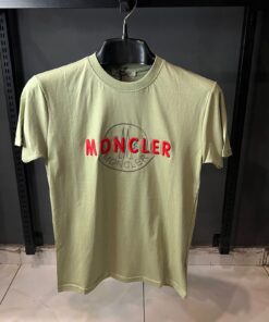 MN GREEN TSHIRT RED EMBROIDERD
