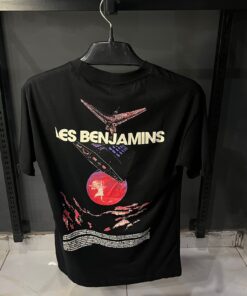 LES BEN BLACK TSHIRT SUN PRINT