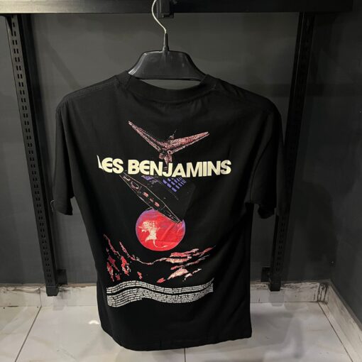 LES BEN BLACK TSHIRT SUN PRINT