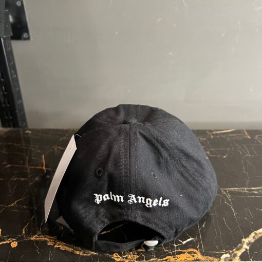 PA BLACK CAP WHITE EMBROIDERD - Image 2