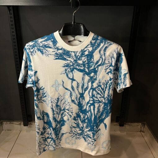 Louis V Graphic Cotton Short-Sleeved T-Shirt