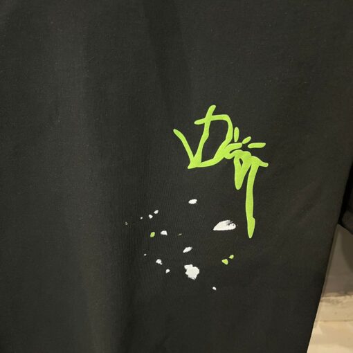 DR Men Cactus Jack Dior T-shirt Black Cotton Jersey - Image 2