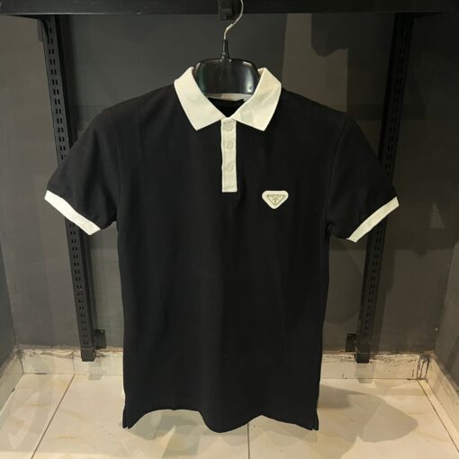PD BLACK P0LO WHITE BADGE