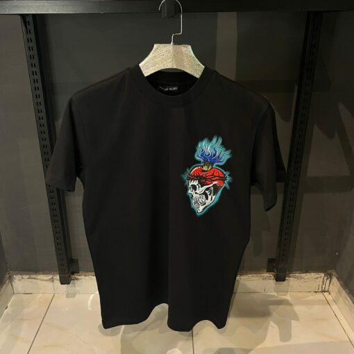Philipp P tattoo-print cotton T-shirt - Image 3