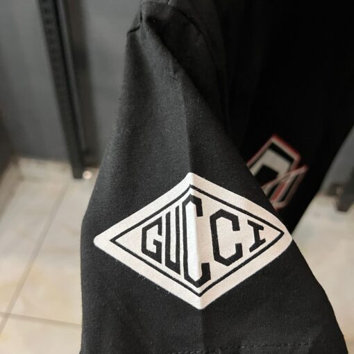 GC Logo-Detailed Cotton-Jersey T-Shirt - Image 4
