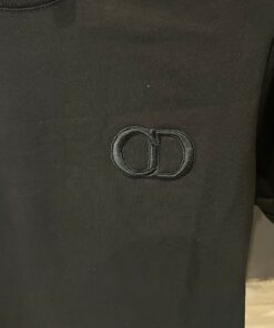 Alternative view of DR CD Icon Black Over Sized Cotton Jersey Polo