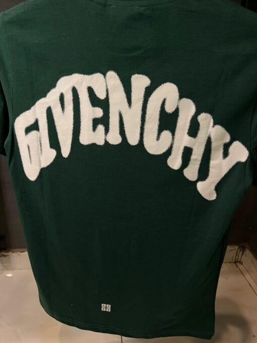 GV GREEN OVER SIZED TSHIRT WHITE SKUL PRINT - Image 3