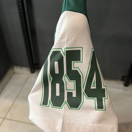 Louis V Green & White Intarsia T-Shirt - Image 3