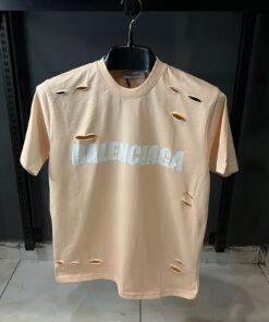 BB peach Archetype Logo Destroyed Over sized T-Shirt