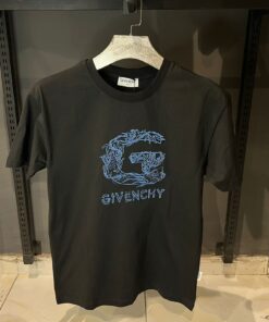 GV BLACK TSHIRT BLUE THREAD