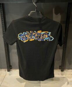 Alternative view of OFFW Graffiti Letter Black Tshirt