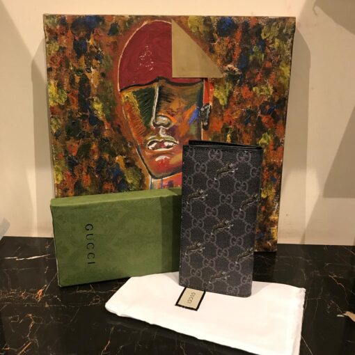 GC TIGER PRINT LONG WALLET