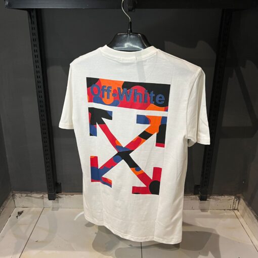 OFFW MULTI PRINT WHITE TSHIRT - Image 2