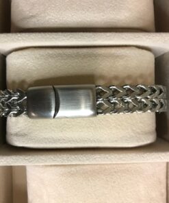 Alternative view of Silver ROLE-X Crown Foxtail Bracelet for Men