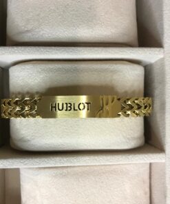 Expensive Hublot-Looking Design High-Quality Golden Color Bracelet for Men